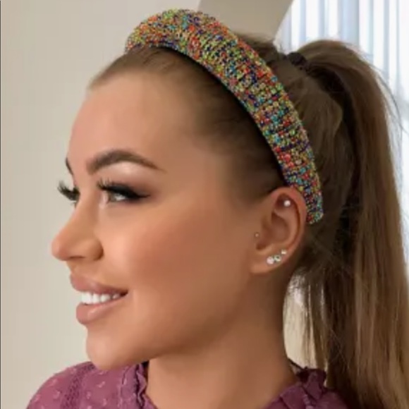 Baroque Crystal Rhinestone Headband - Picture 4 of 5